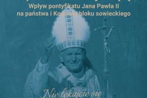 plakat konferencji papież zza żelaznej kurtyny